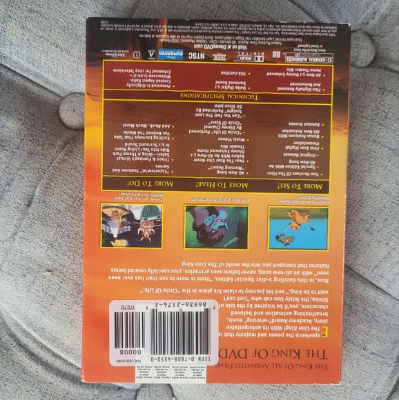 The Lion King Platinum Edition 2 Disc DVD with original inserts, 2003 Re-release - Picture 2 of 16